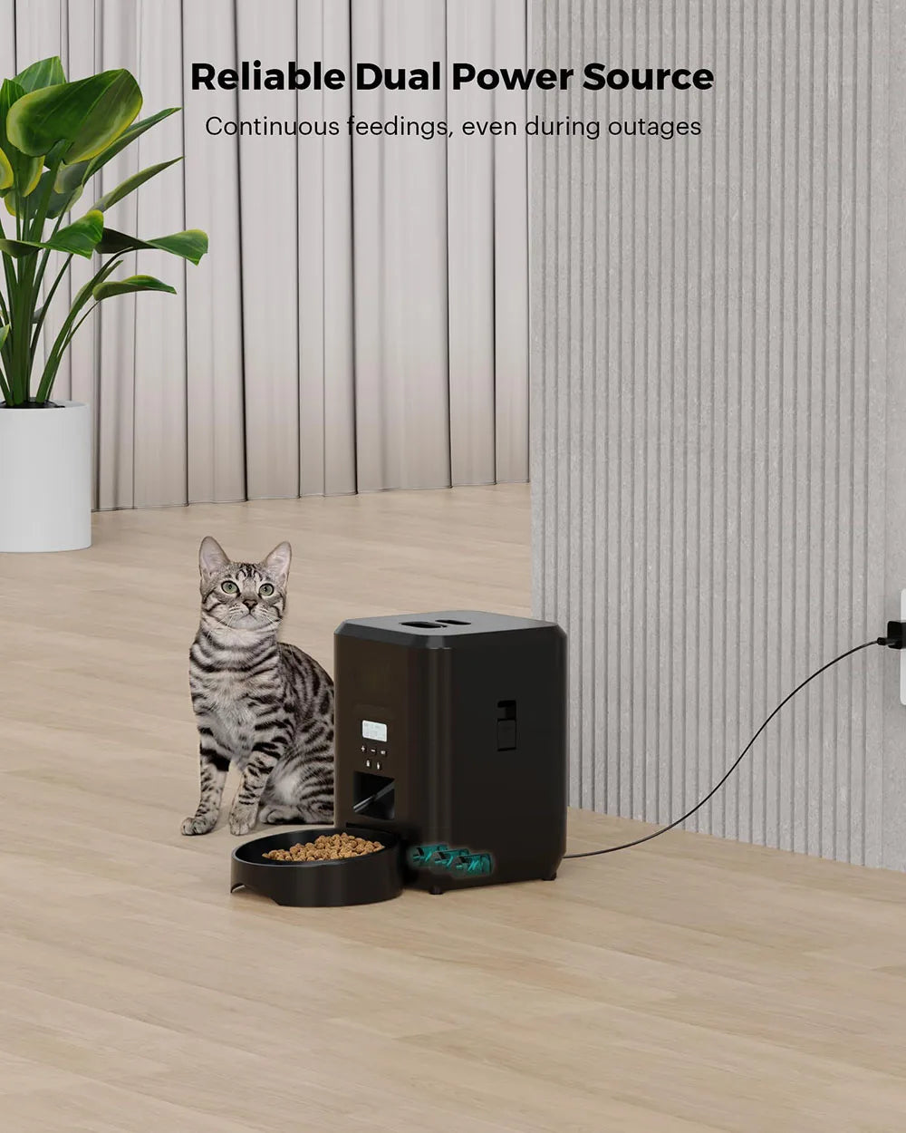 Automatic Cat & Dog Feeder — Timed Portion Control
