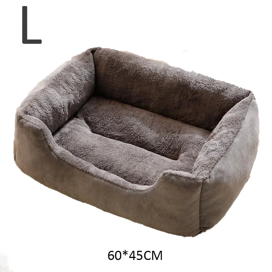 Cozy Round Pet Bed for Cats & Small Dogs