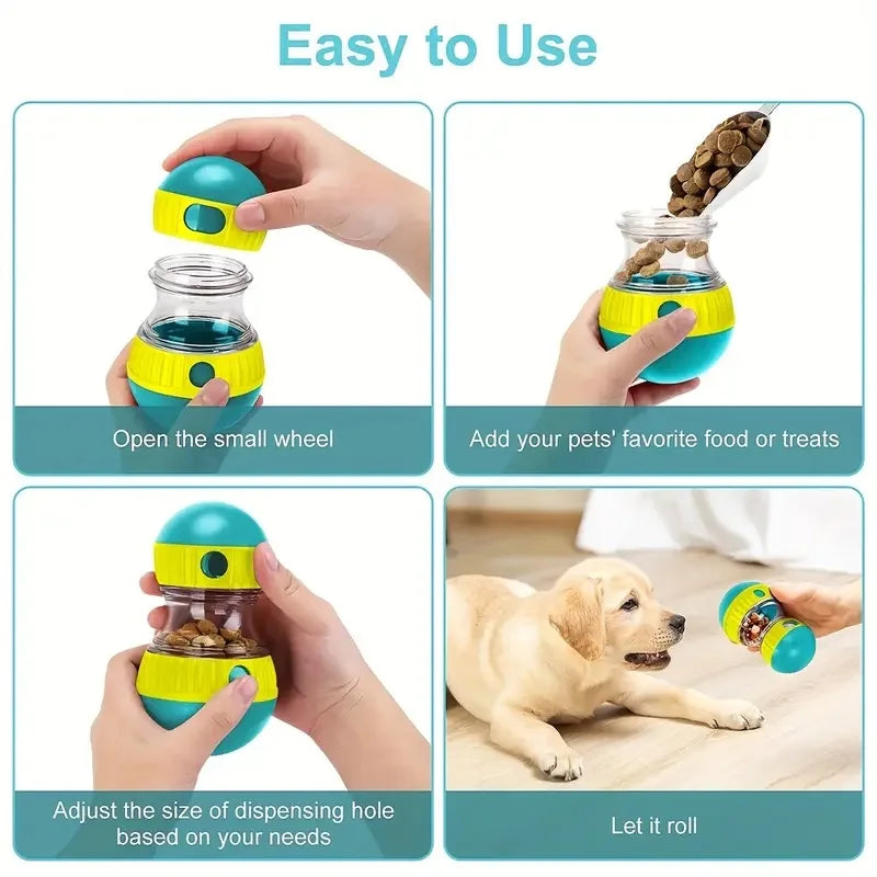 Interactive Treat-Dispensing Slow Feeder Toy