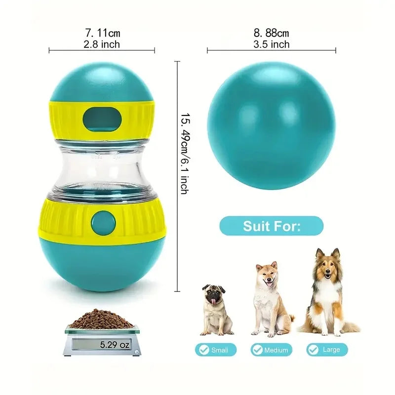Interactive Treat-Dispensing Slow Feeder Toy