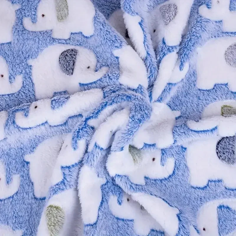 Cozy Flannel Pet Blanket for Dogs & Cats