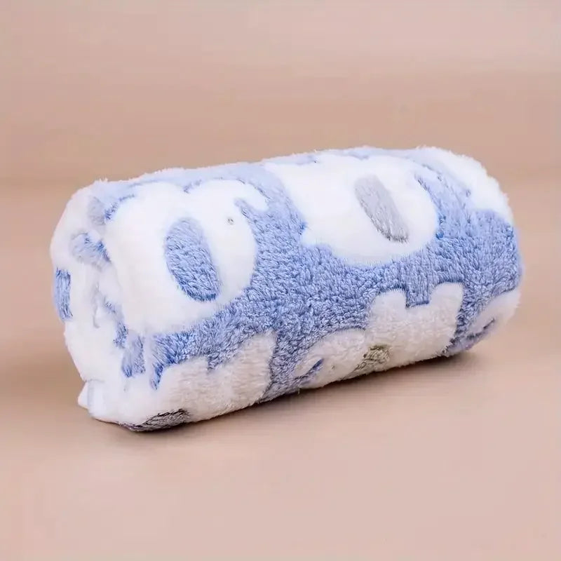 Cozy Flannel Pet Blanket for Dogs & Cats