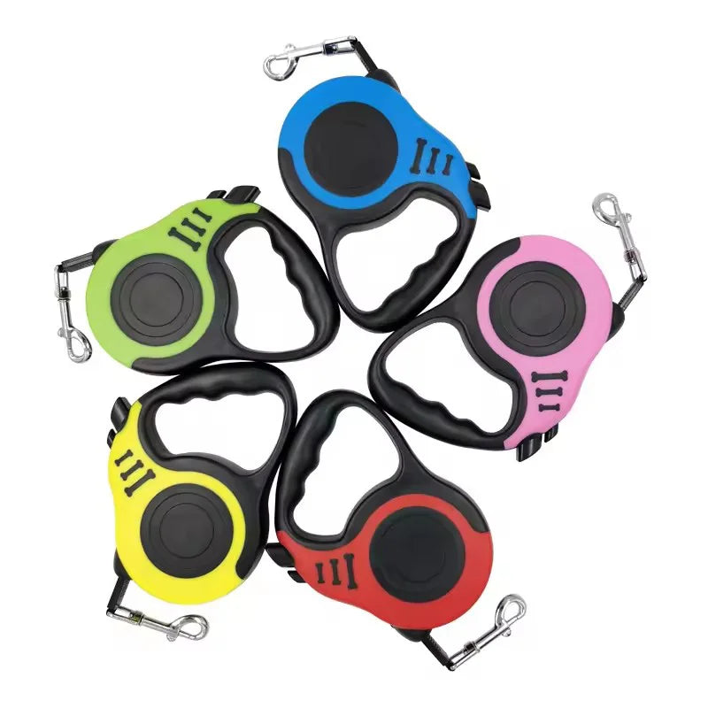 Retractable Dog Leash — Braided Nylon, 16ft