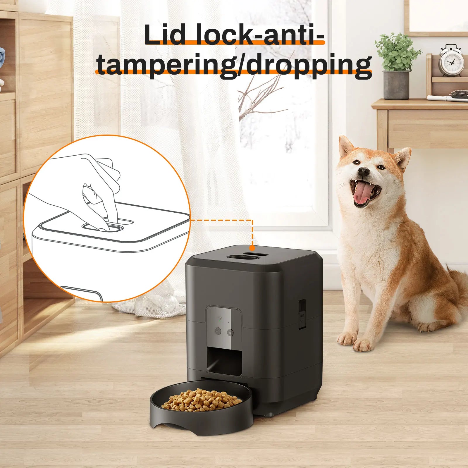 Automatic Cat & Dog Feeder — Timed Portion Control
